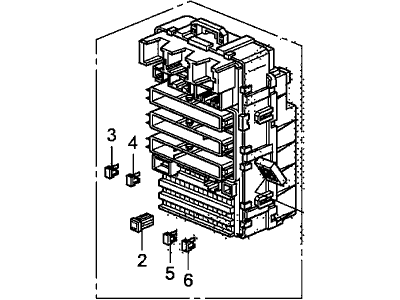 BOX ASSY,FUSE (38200SWAA11)