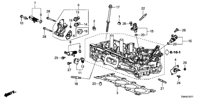 Датчик тиску масла клапана VTEC (37250R1AA01)