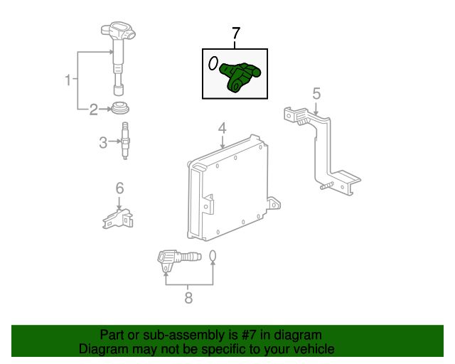 Датчик положення розподільного вала (37510PNB003)
