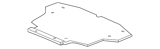 Килимок підлоги багажника (84630S5PA00ZB)