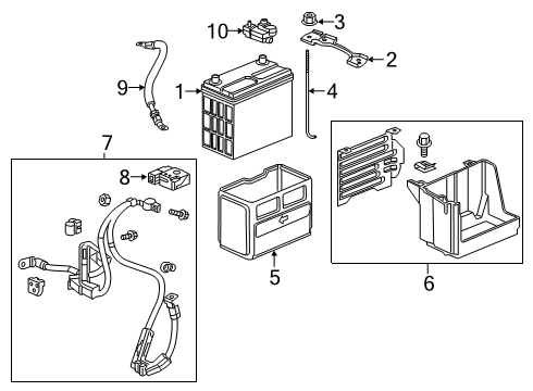 Батарея акумуляторна (31500TGGA03)