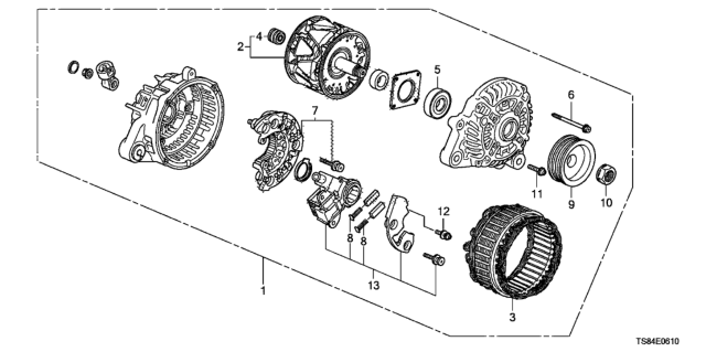 Генератор у зборі (31100R1AA01)