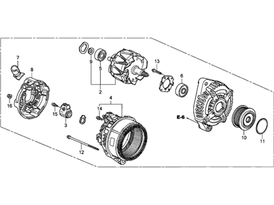 Генератор у зборі (31100RV0A01)