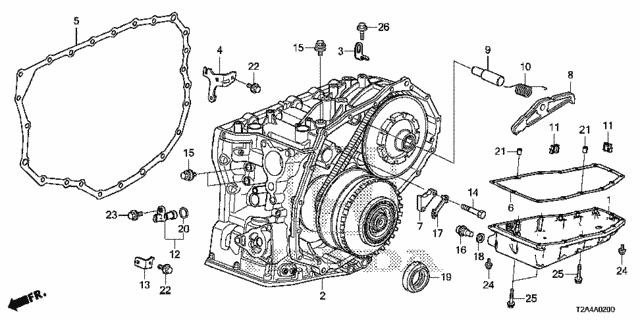 CASE ASSY., TRANSMIS (212105LK305)
