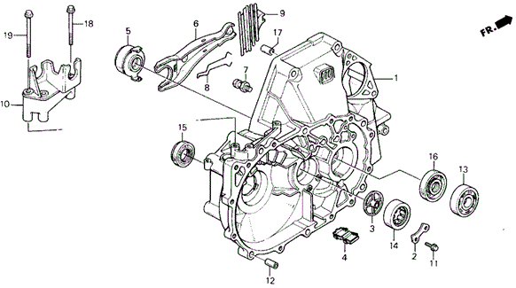 BEARING, CLUTCH RELE (22810P21003)