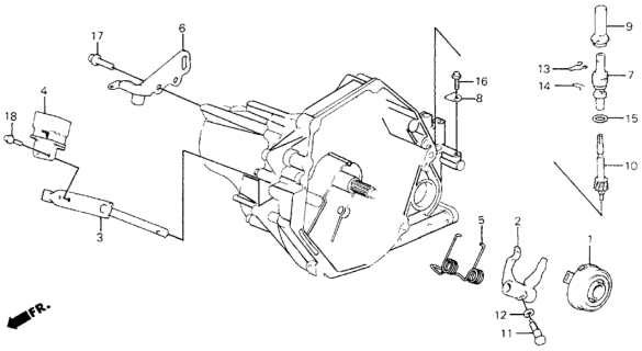 BEARING, CLUTCH RELE (22810PL3003)