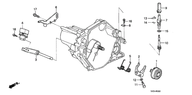 BEARING, CLUTCH RELE (22810PL3005)