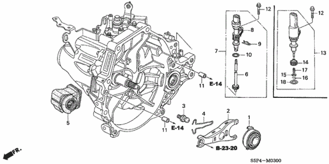 BEARING, CLUTCH RELE (22810PLW005)
