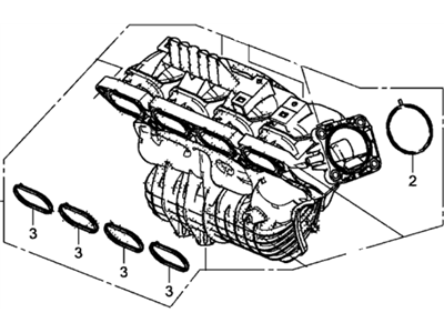 MANIFOLD ASSY., INTA (170005A2A00)