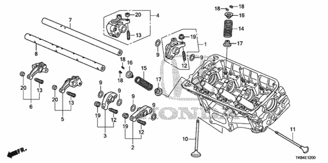 Коромисло впускного клапана ГРМ (14610R70A02)