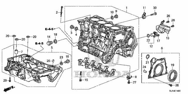 BODY COMP., OIL JET (152805PAA01)