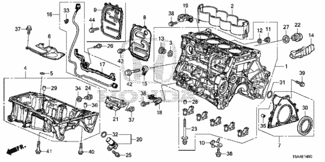 BOLT COMP,VTC OIL (155315R1000)