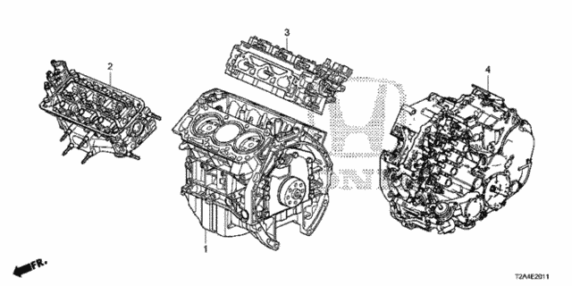 Головка блоку циліндрів v6 задня у зборі (100055G0K01)