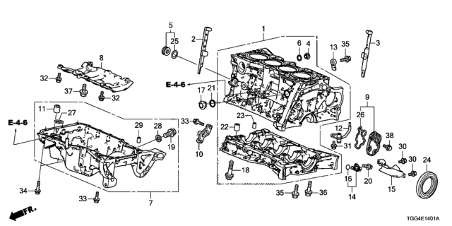 BLOCK ASSY,CYLN (11000RPYG02)