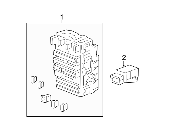 BOX ASSY,FUSE (38200SWAA12)