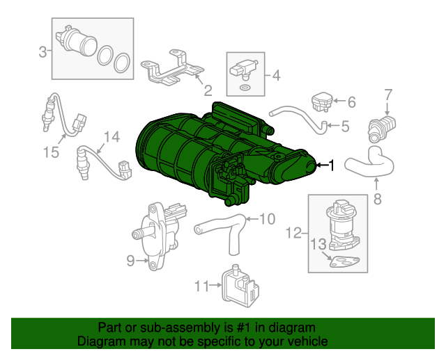 Уловлювач парів бензину (17011TG7A11)