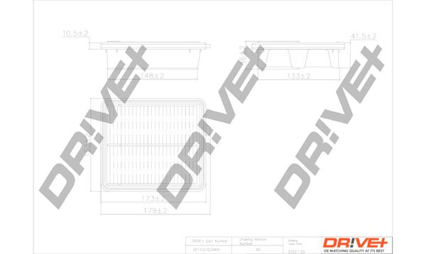 Фільтр повітряний DR!VE+ (DP1110100469)