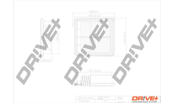 Фільтр повітряний DR!VE+ (DP1110100461)
