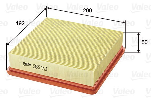 Фільтр повітряний Valeo (585142)
