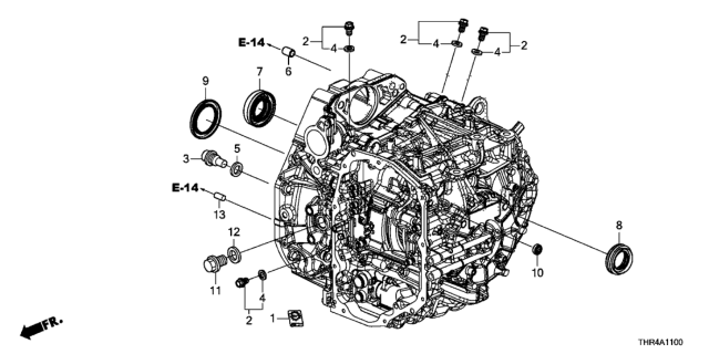 Сальник правої піввісі Honda (912055MXA01)