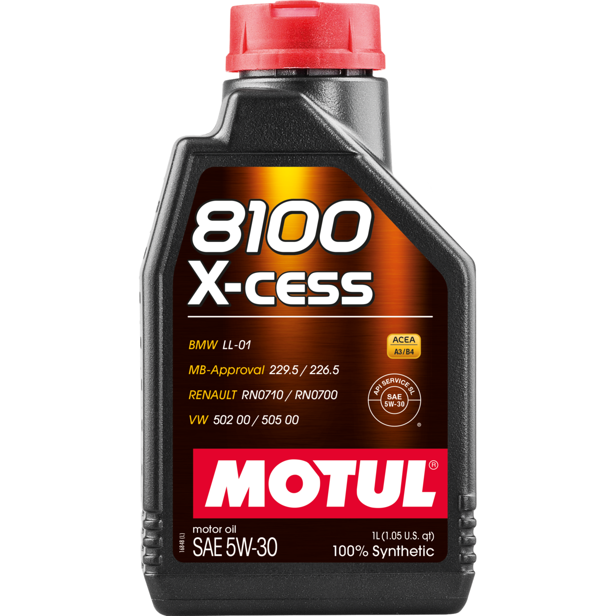 Олива моторна Motul 8100 X-cess 5W-30, 1л. Motul (108944)