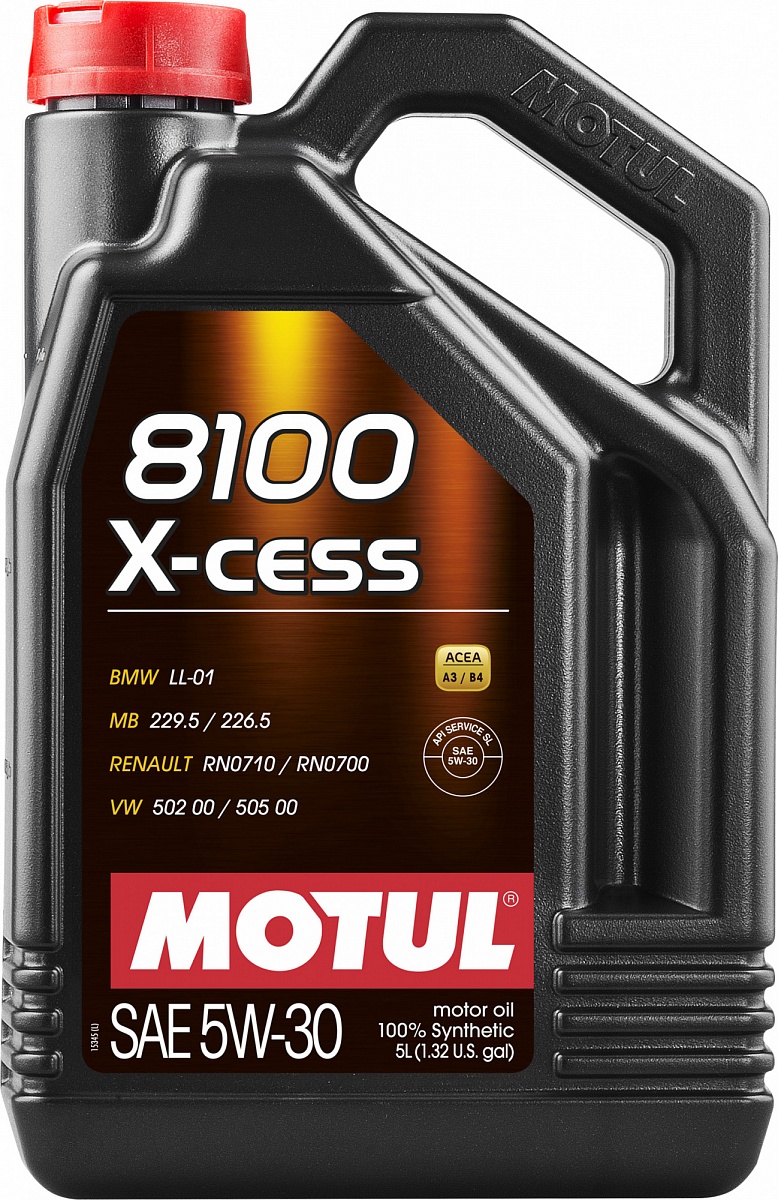 Олива моторна Motul 8100 X-cess 5W-30, 5л. Motul (108946)