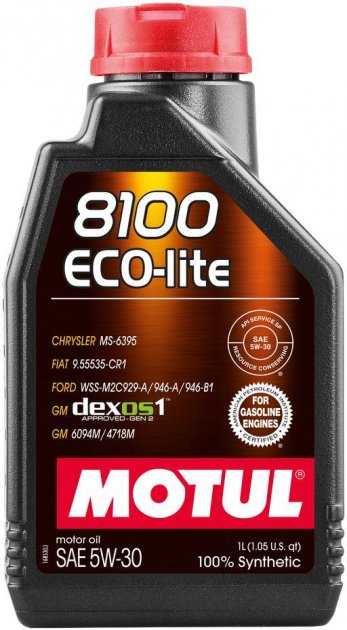 Олива моторна Motul 8100 Eco-lite 5W-30, 1л. Motul (108212)