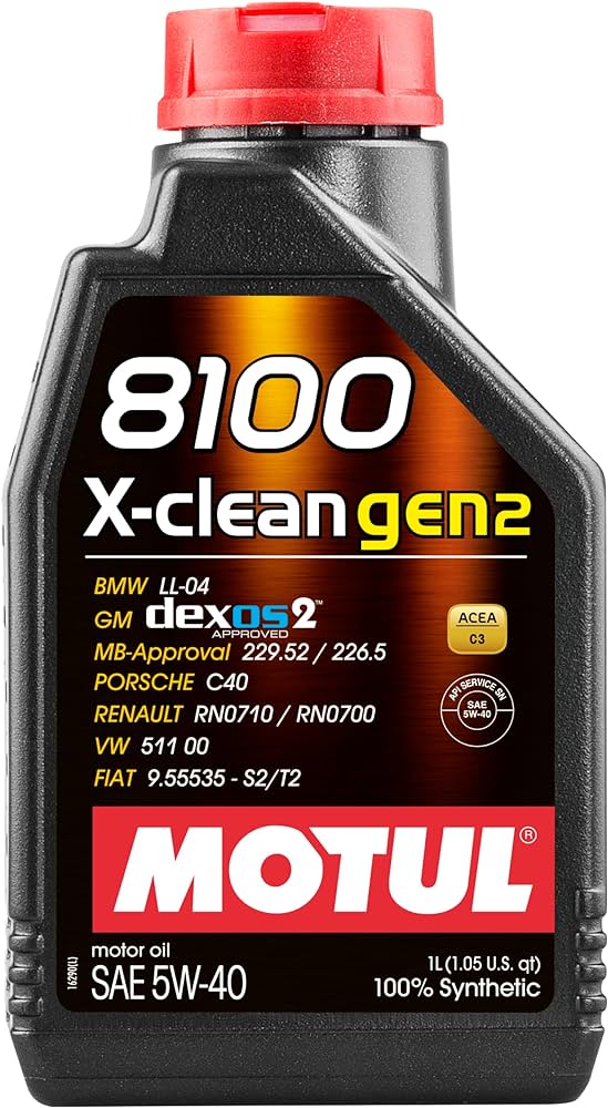 Олива моторна Motul 8100 X-clean GEN-2 5W-40, 1л. Motul (109761)