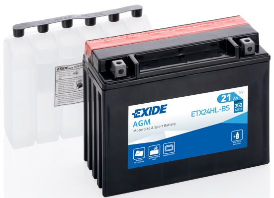 Акумулятор 21Ah 350 A Exide (ETX24HL-BS)