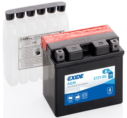 Акумулятор 6Ah 100A Exide (ETZ7-BS)