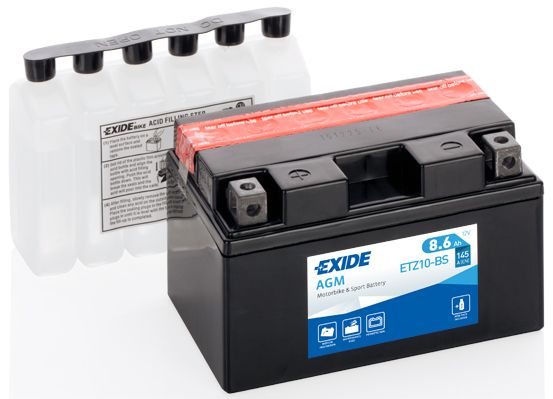 Акумулятор 8,6Ah 145A Exide (ETZ10-BS)
