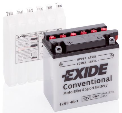 Акумулятор 9Ah 85 A Exide (12N9-4B-1)