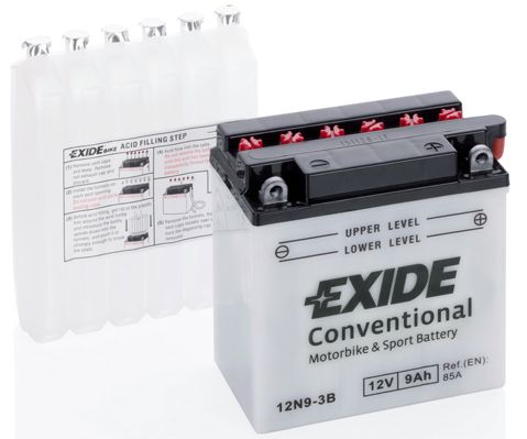 Акумулятор 9Ah 85 A Exide (12N9-3B)