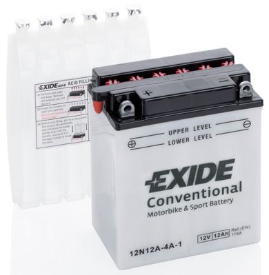 Акумулятор кислотний 12Ah 115A Exide (12N12A-4A-1)