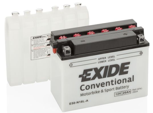 Акумулятор кислотний 20Ah 260A Exide (E50-N18L-A)