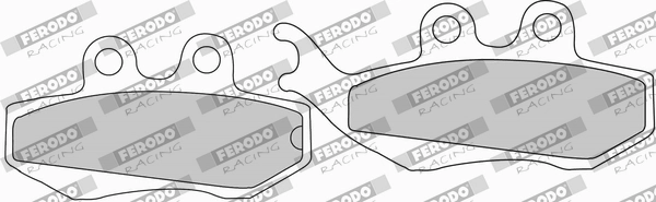 Колодки гальмівні, комплект Ferodo (FDB677P)
