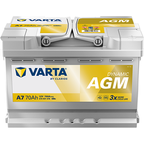 Акумуляторна батарея AGM Varta (570901076K262)