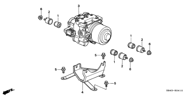 Блок ABS Honda (06572S86505)