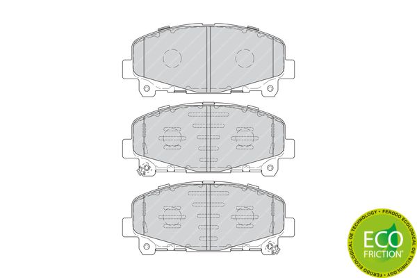 Колодки гальмівні передні Ferodo (FDB4270)