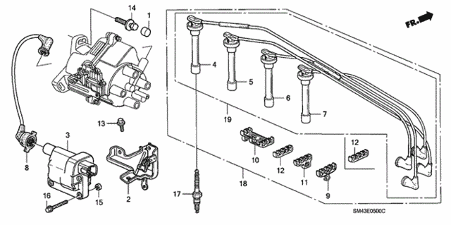 Свічка запалювання Honda (980795515G)