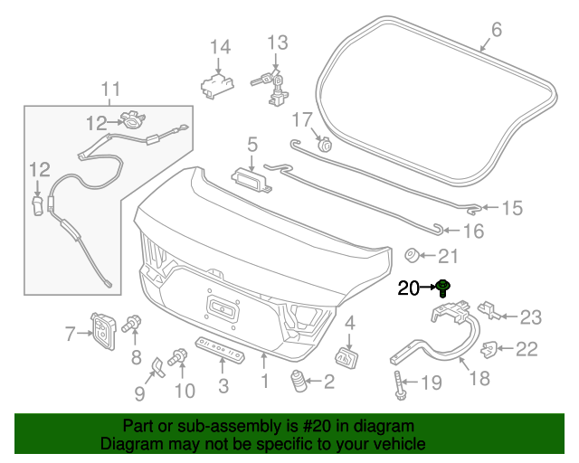 BOLT-WASHER, 6X16 Honda (934050601608)