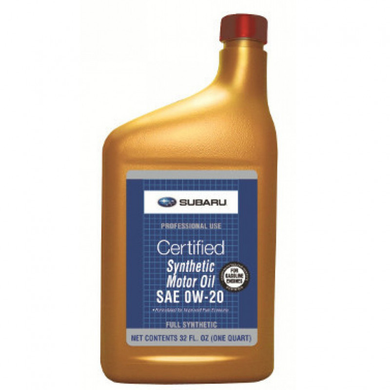 Олива моторна синтетична Subaru "Synthetic OIL 0W-20", 0.946л (SOA427V1310)