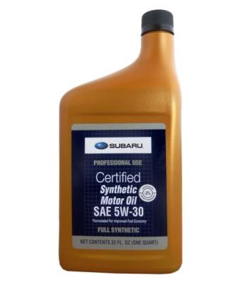 Олива моторна синтетична Subaru "Synthetic OIL 5W-30", 0.946л (SOA427V1410)