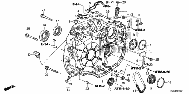 Сальник піввісі (91206RCT003)