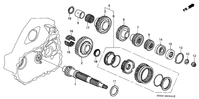 OIL SEAL, 41X56X7 (91212PS1003)