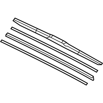 Щітка склоочисника, 550mm (76630TL0G02)