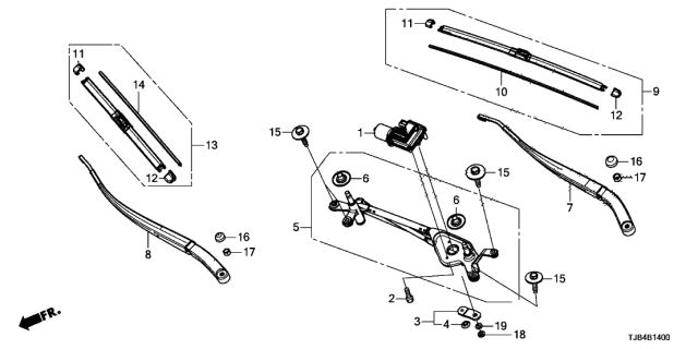 RUBBER, BLADE (76632TJBA01)