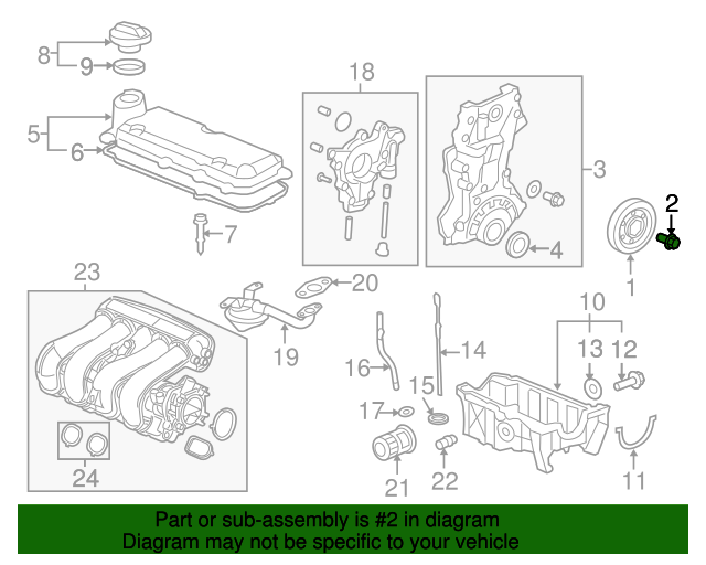 BOLT-WASHER, 14X36 (90017PWAG02)