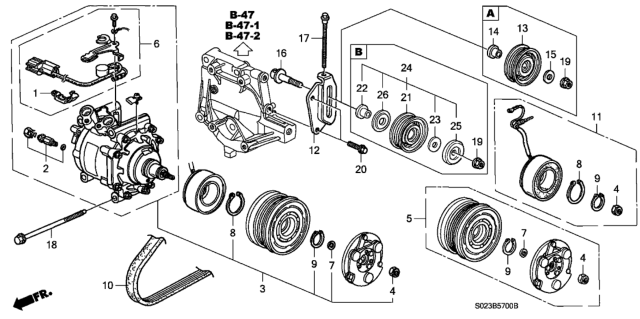 BOLT, FLANGE, 8X100 (90023P2A000)