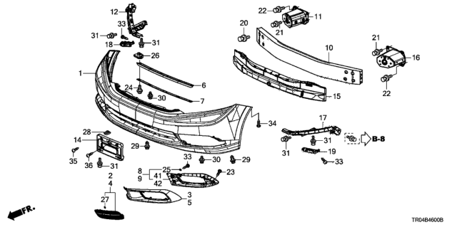 BOLT-WASHER, 8X23 (90102TR0000)